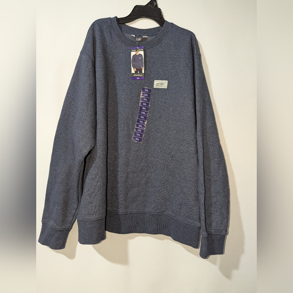 Eddie Bauer Heavyweight Crew Sweatshirt (Navy)